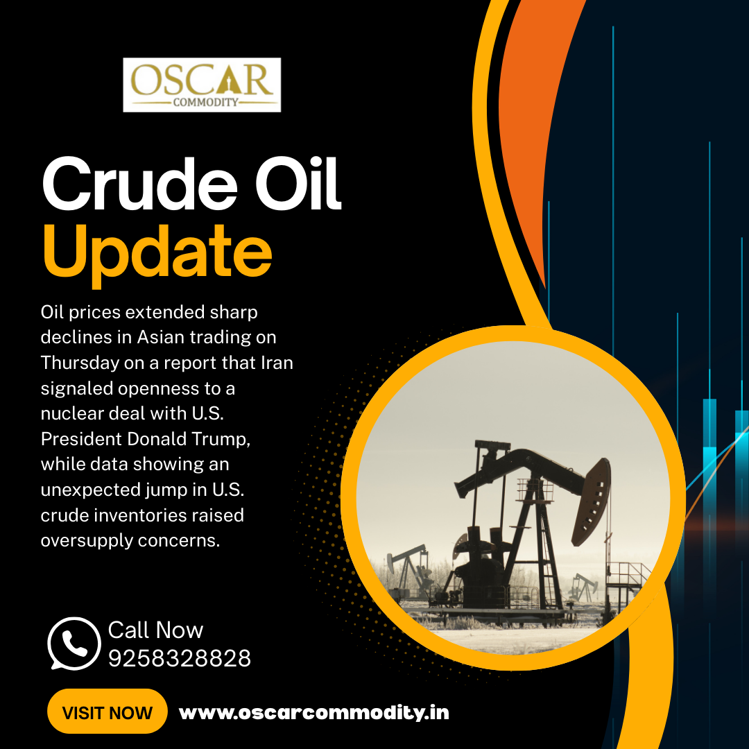 15/May/2025 Latest Crude oil News by oscar commodity, Join Fast and Get More Latest Updates…